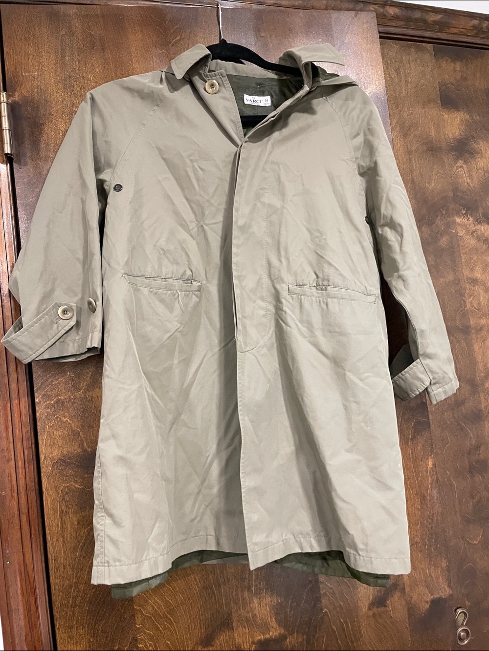 Men's Beige Trench Coat by - Classic Lightweight Overcoat